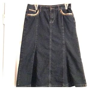 Jean skirt
